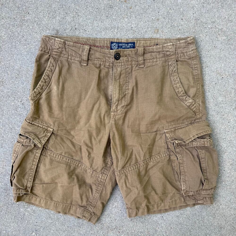 Y2L American Eagle Classic Cargo Paratrooper Shorts Streetwear Beach 34